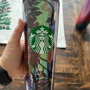 Starbucks Purple and Green Tumbler